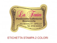 Etichette adesive per pasticcerie, bar, panetterie e gelaterie (mm 45x33)  (cod.18/I )